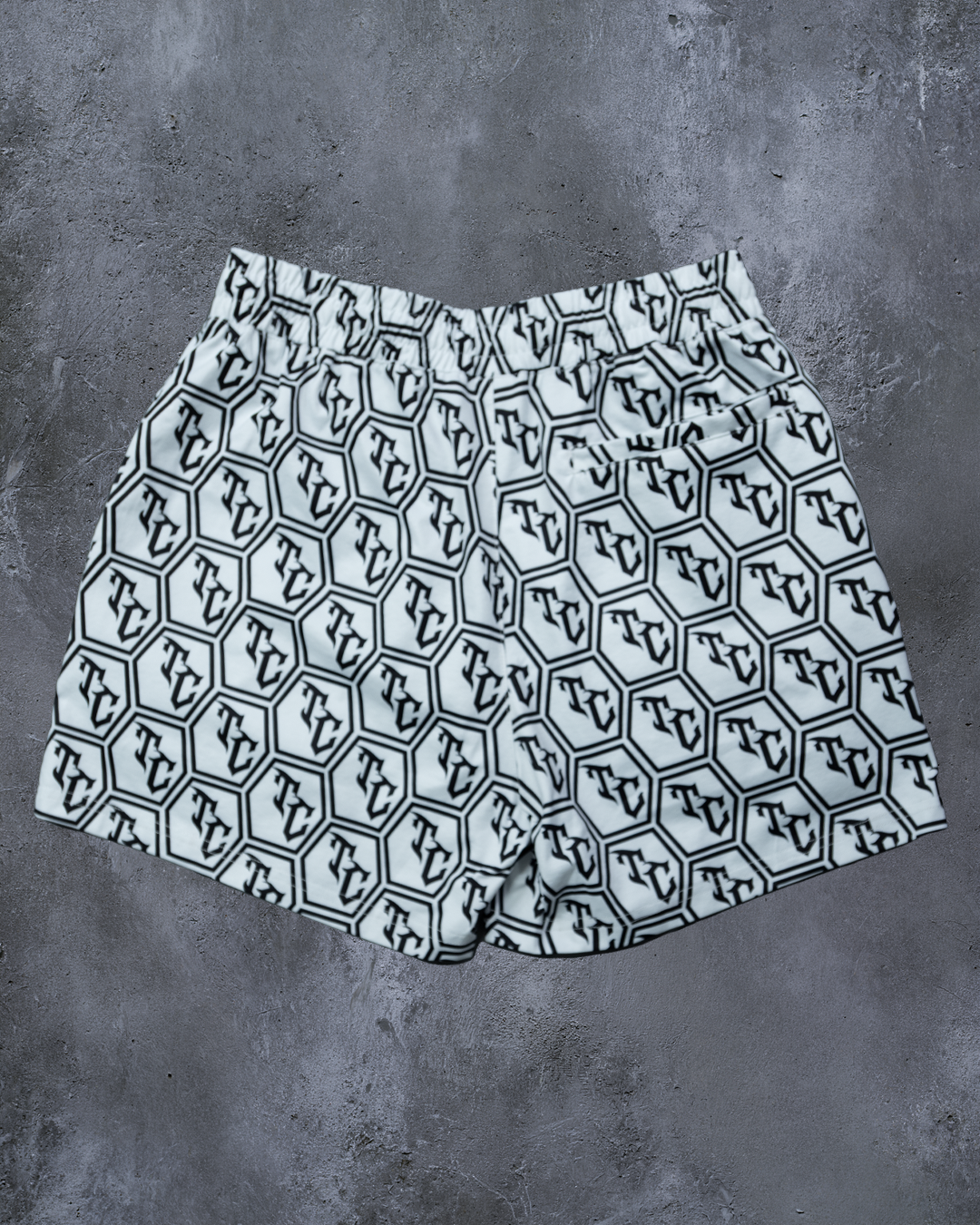 NEW EDITION - TOXIC CULTURE SHORTS WHITE